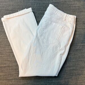 Midnight Velvet White Straight-Leg Women’s Jeans